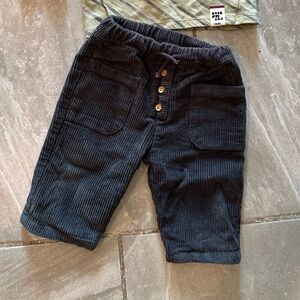 Zara Baby Charcoal Corduroy Pants